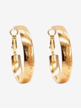 NWT Salesone Lord of the Rings one ring glow in the dark earrings